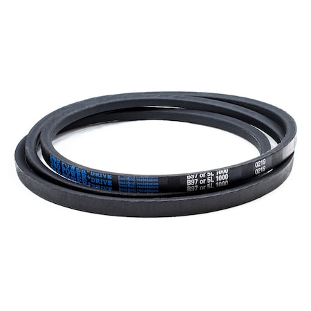 D&D B97/5L1000 Classical V-Belt, 100 in Outside Length, 21/32 in Top Width, 1 Ribs B97/5L1000